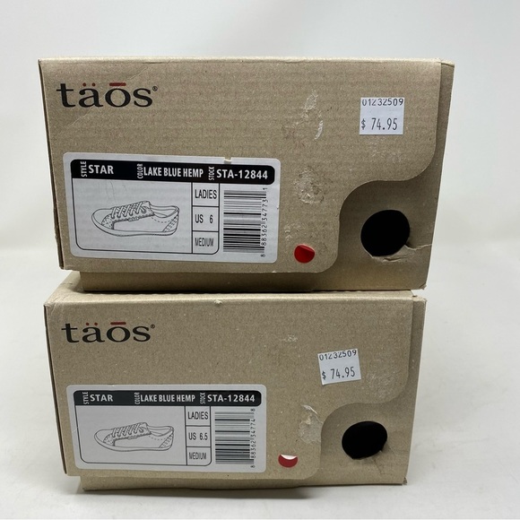 Taos Star Sneakers Color: Lake Blue Hemp - Picture 8 of 8